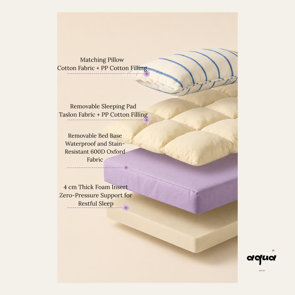 4-Piece Tatami Pet Bed
