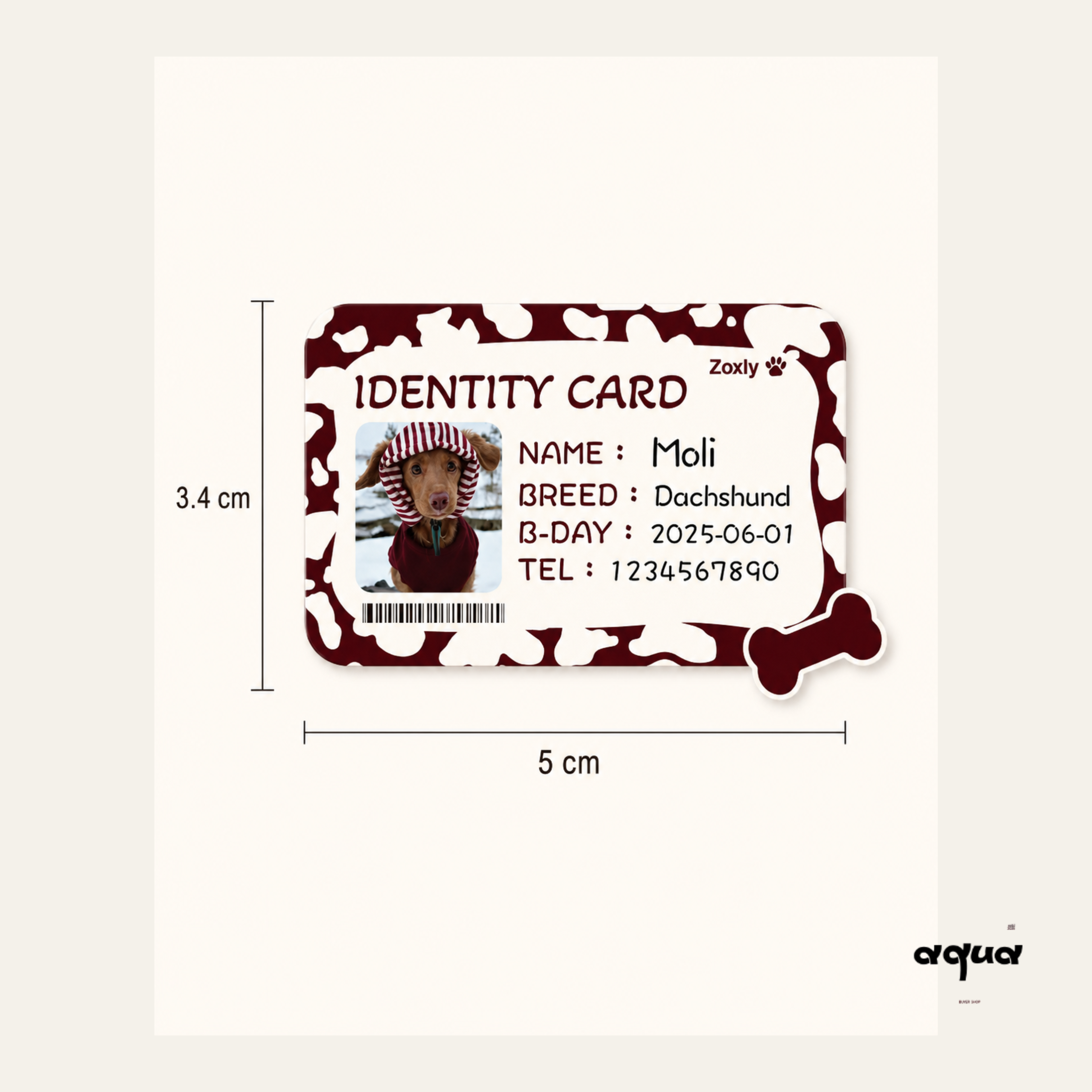 Customized Pet ID Tag with Photo