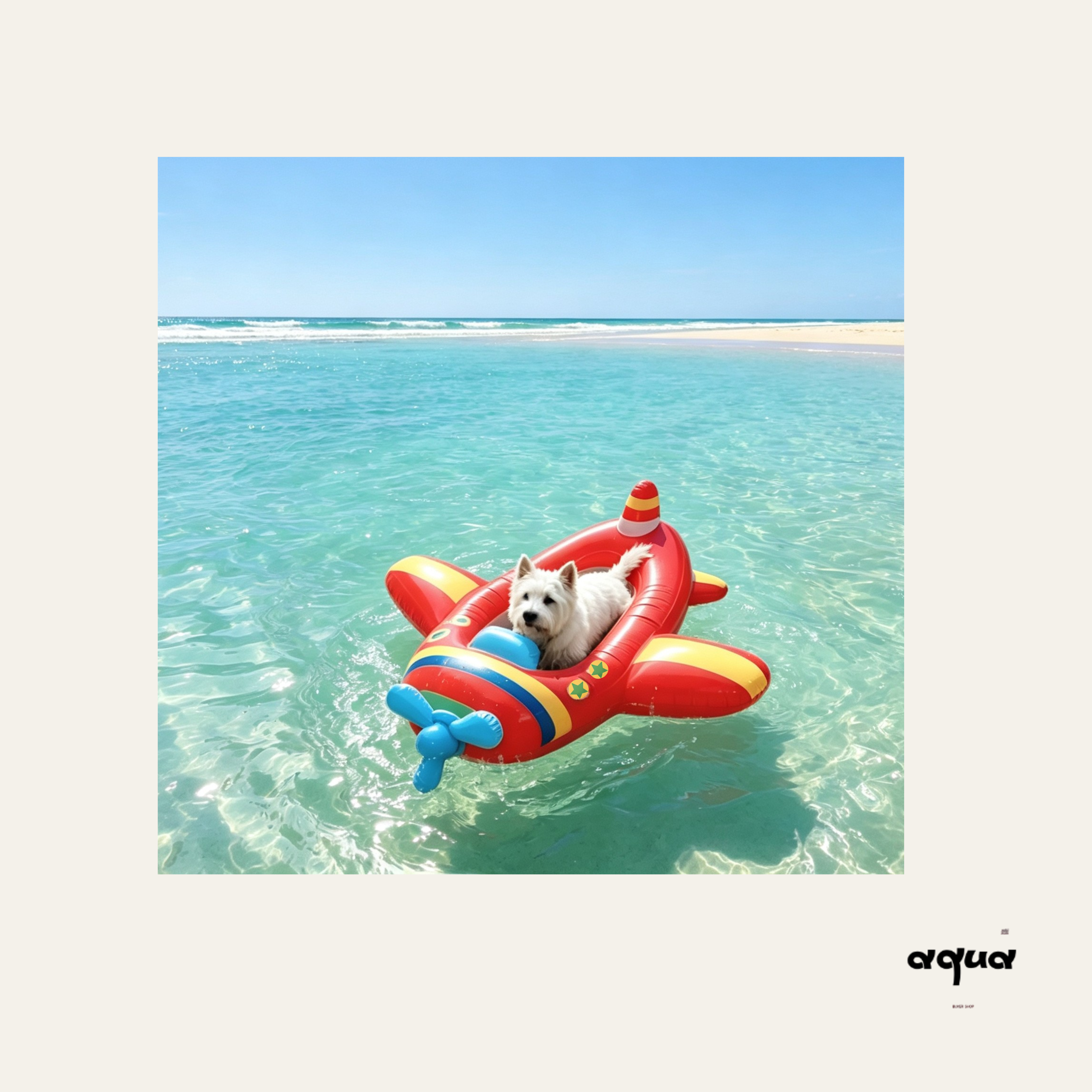 Helicopter Pet Pool Float