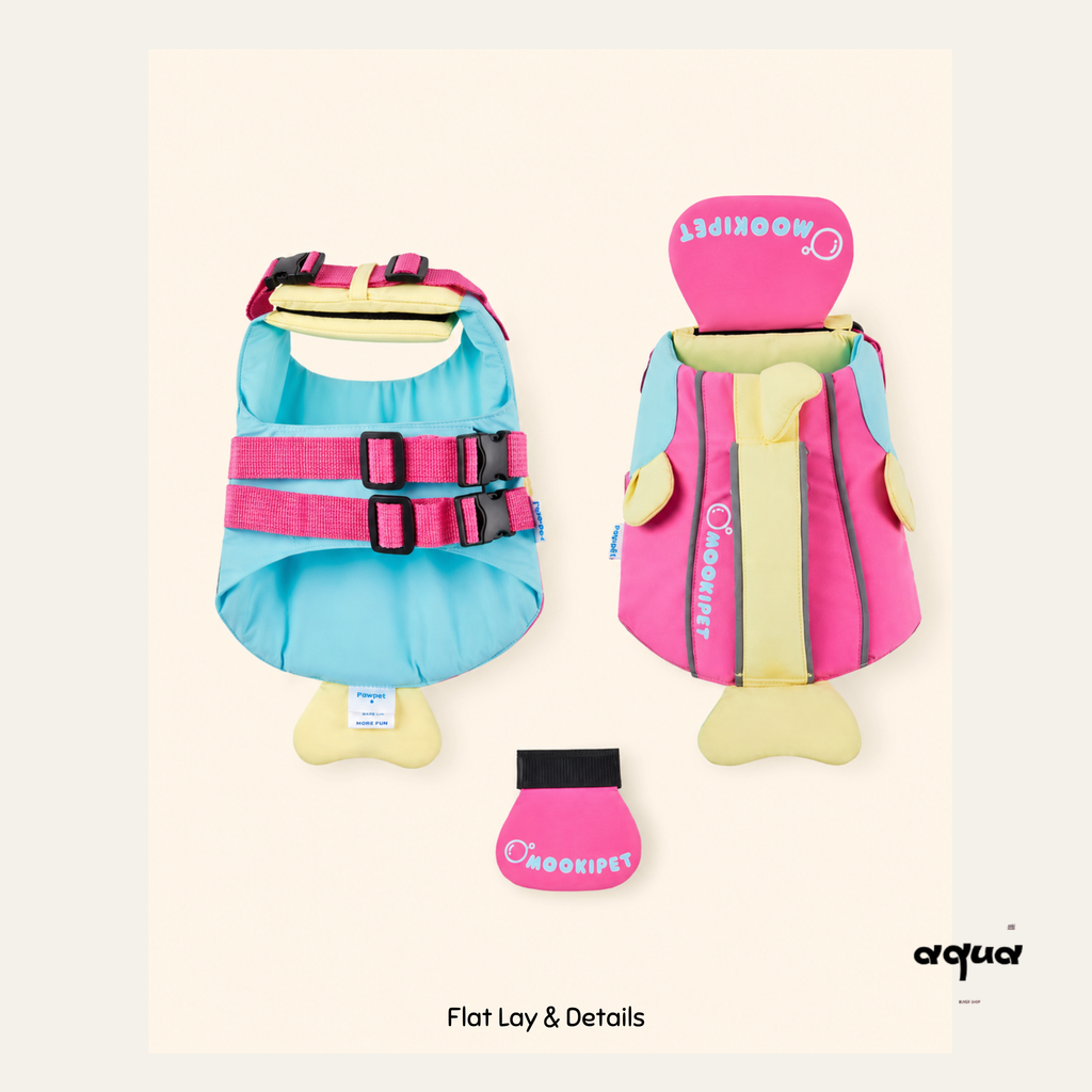 Dog Swimsuit with Chin Float Guard
