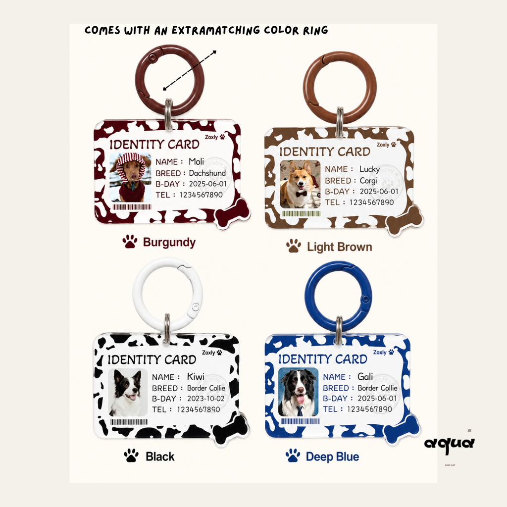 Customized Pet ID Tag with Photo