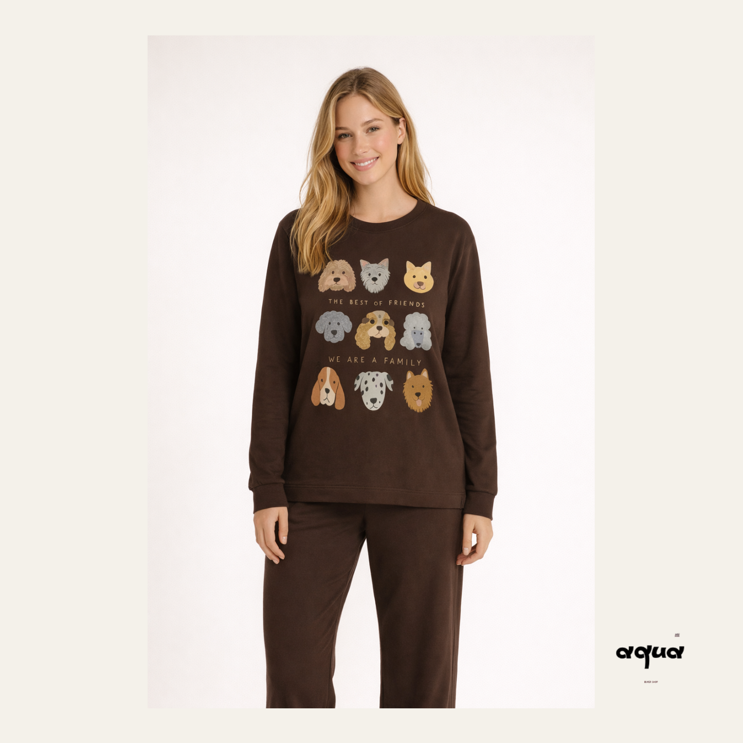 Pajamas Set & Pet Vest - ‘Family Pic’
