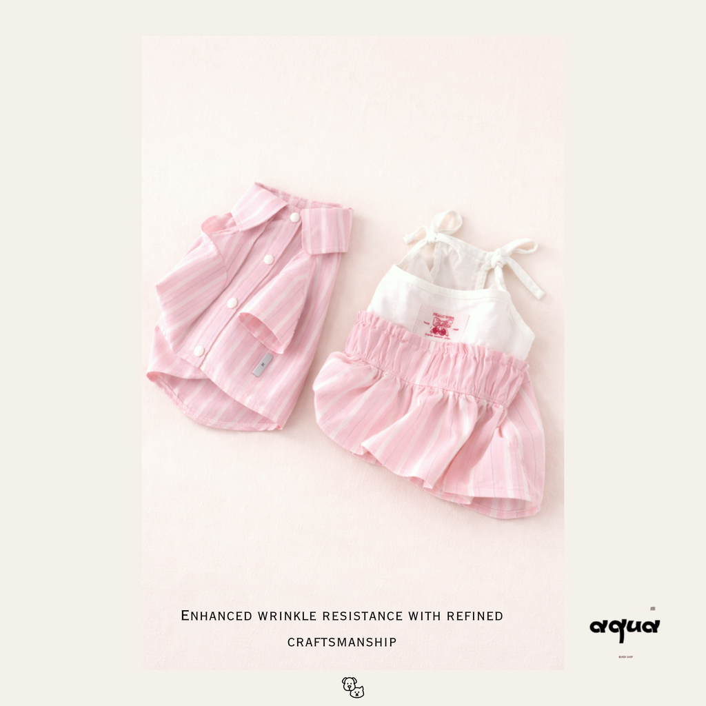 Pink Striped Matching Set