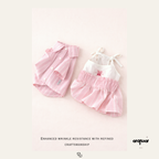 Pink Striped Matching Set
