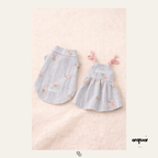 Embroidered Dress Matching Set