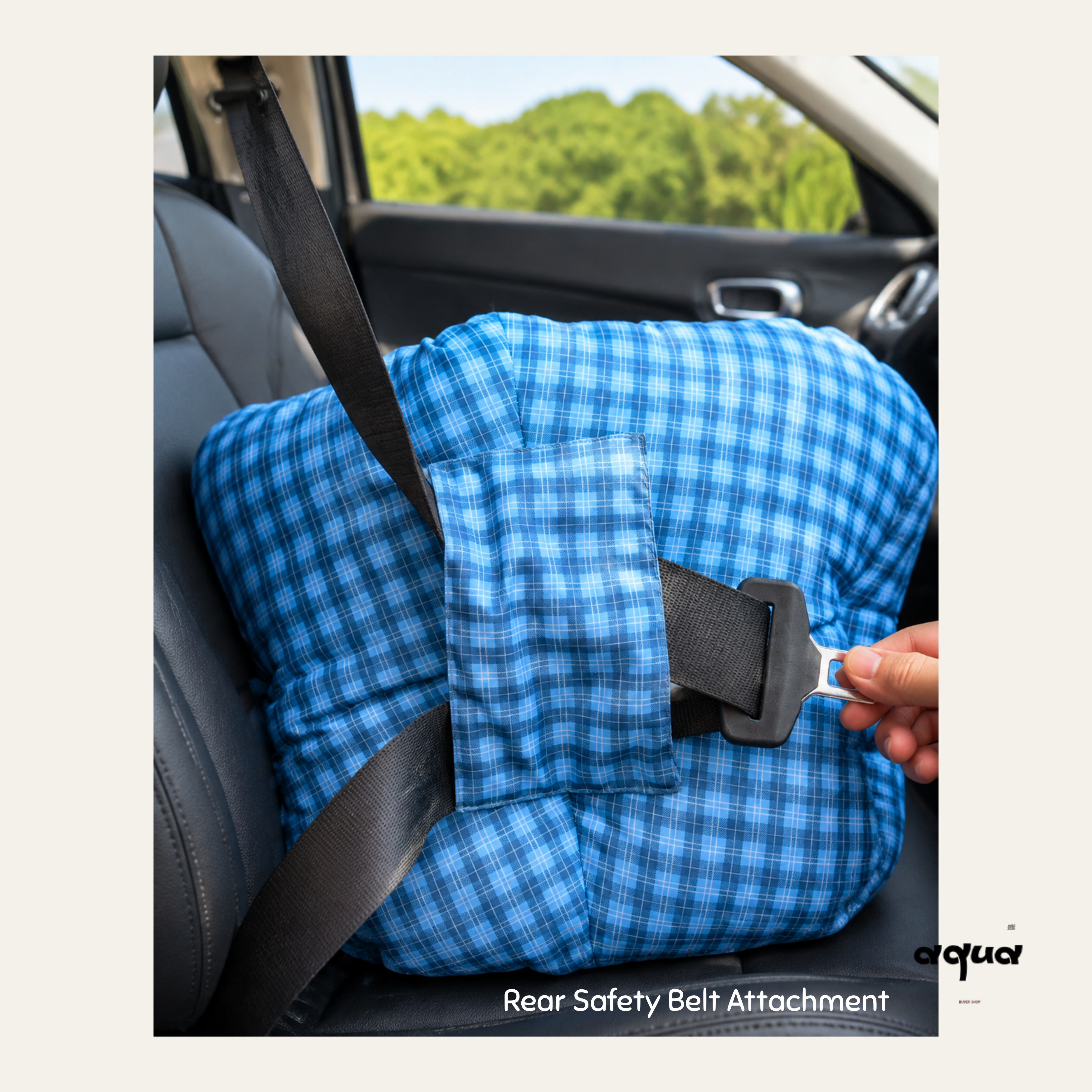 Portable Pet Car Bed & Carrier Tote