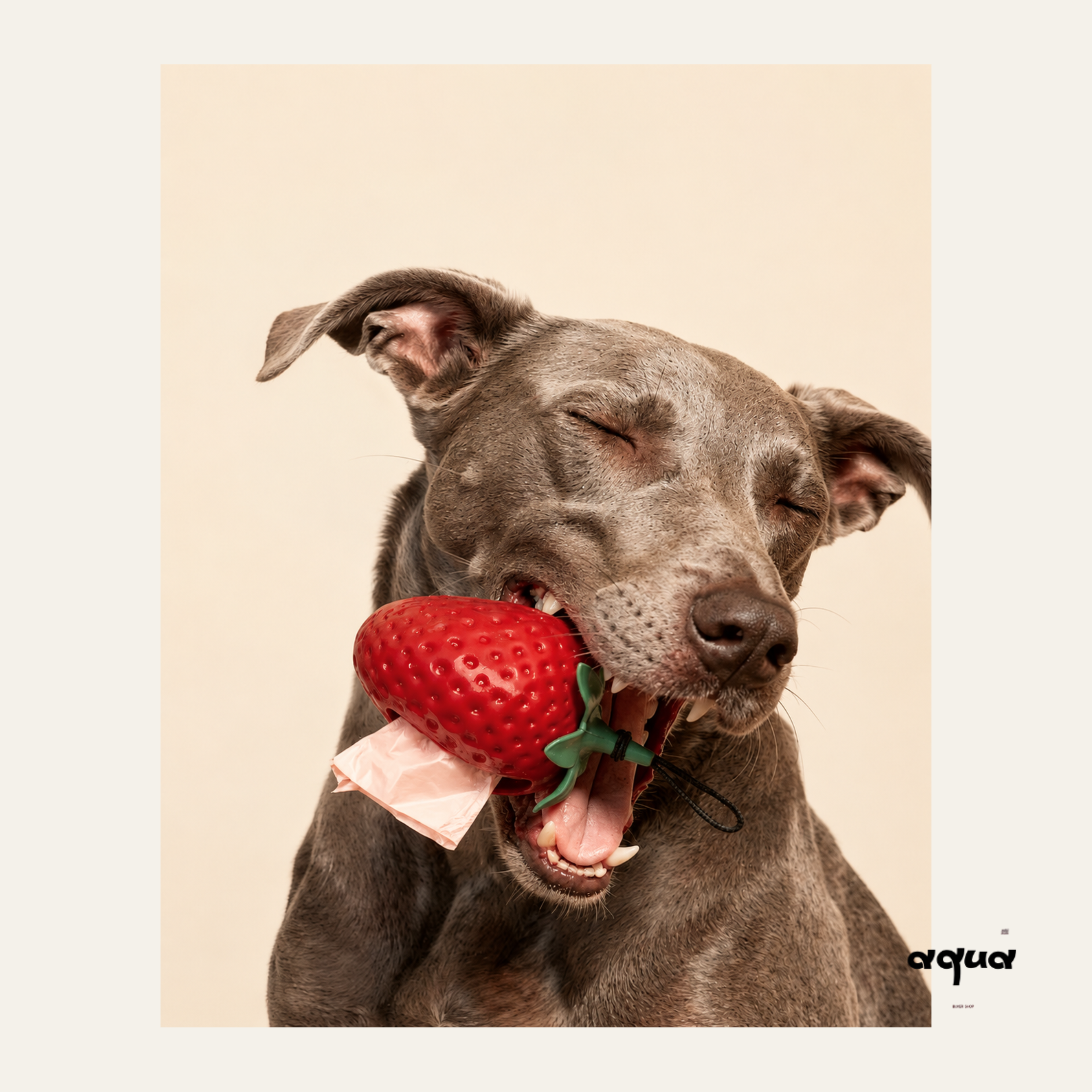 Strawberry Poop Bag