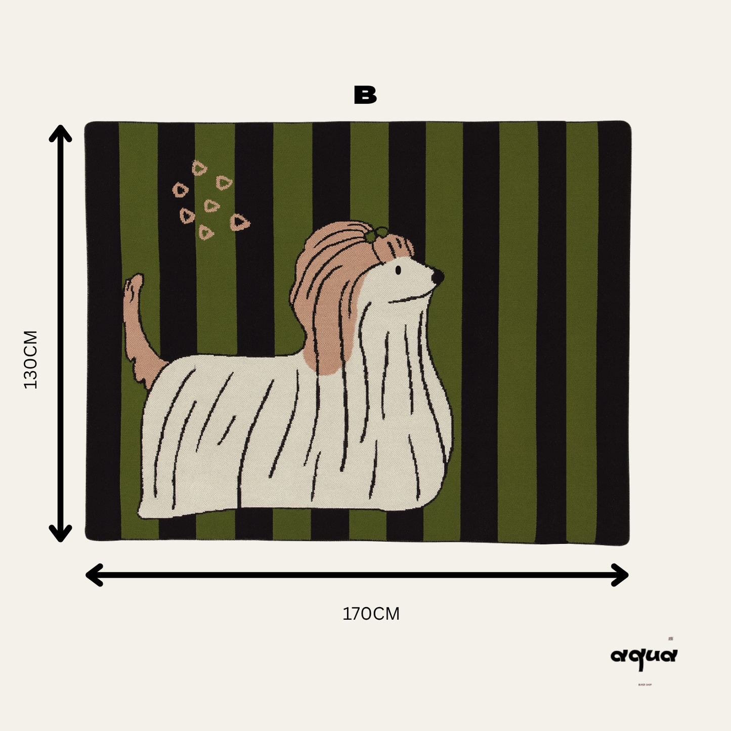 Blanket (Free scrunchie)