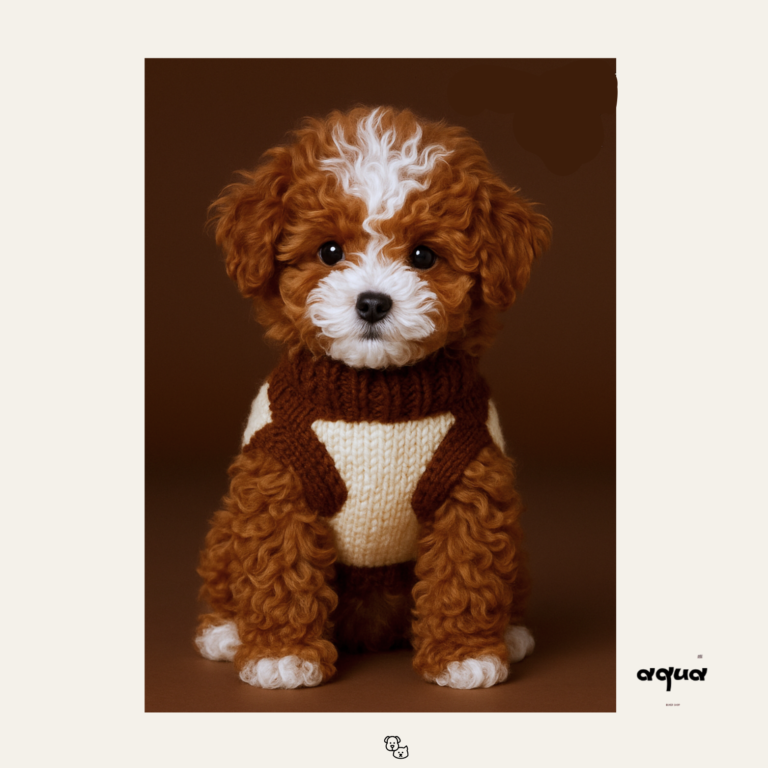 Dog-print Matching Set