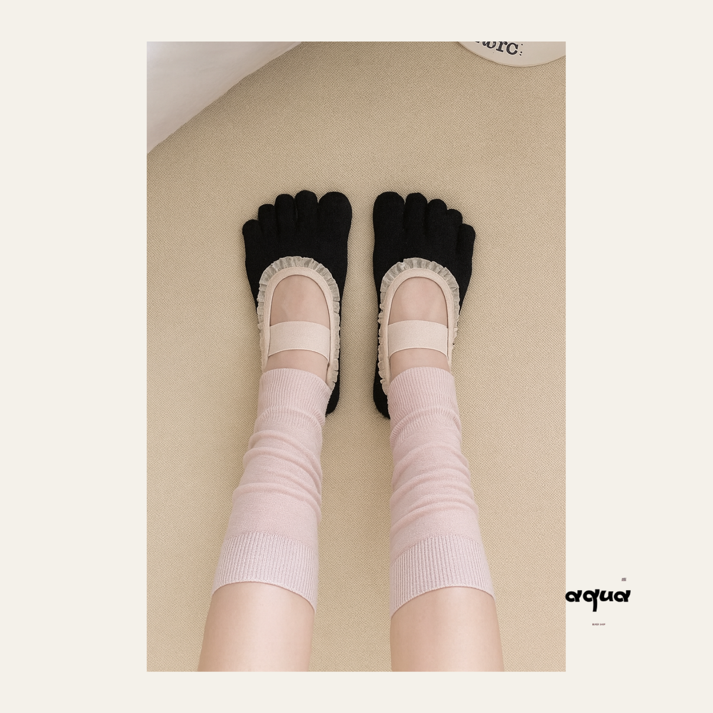 Pilates Socks with storage bag