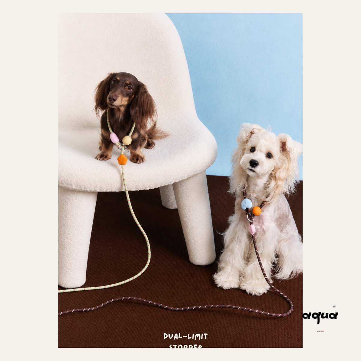 Candy Color Anti-Pull Dog Leash
