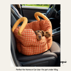 Portable Pet Car Bed & Carrier Tote