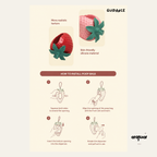 Strawberry Poop Bag