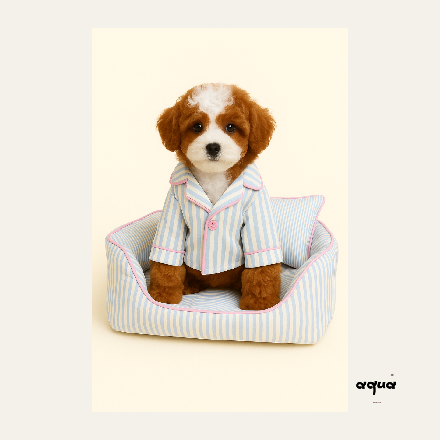 Pajamas Set & pups clothing and bedding - ’Cake Baker‘
