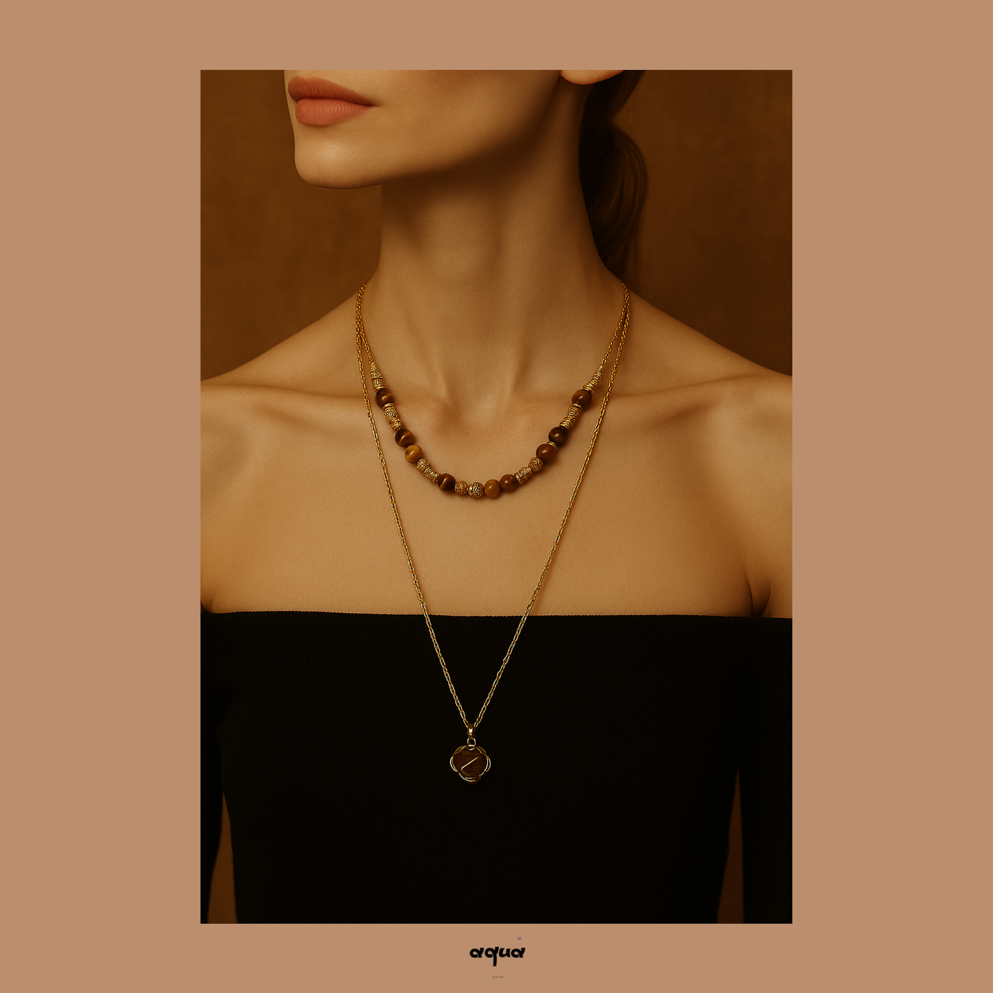 Necklace - Natural crystal