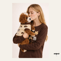 Dog-print Matching Set