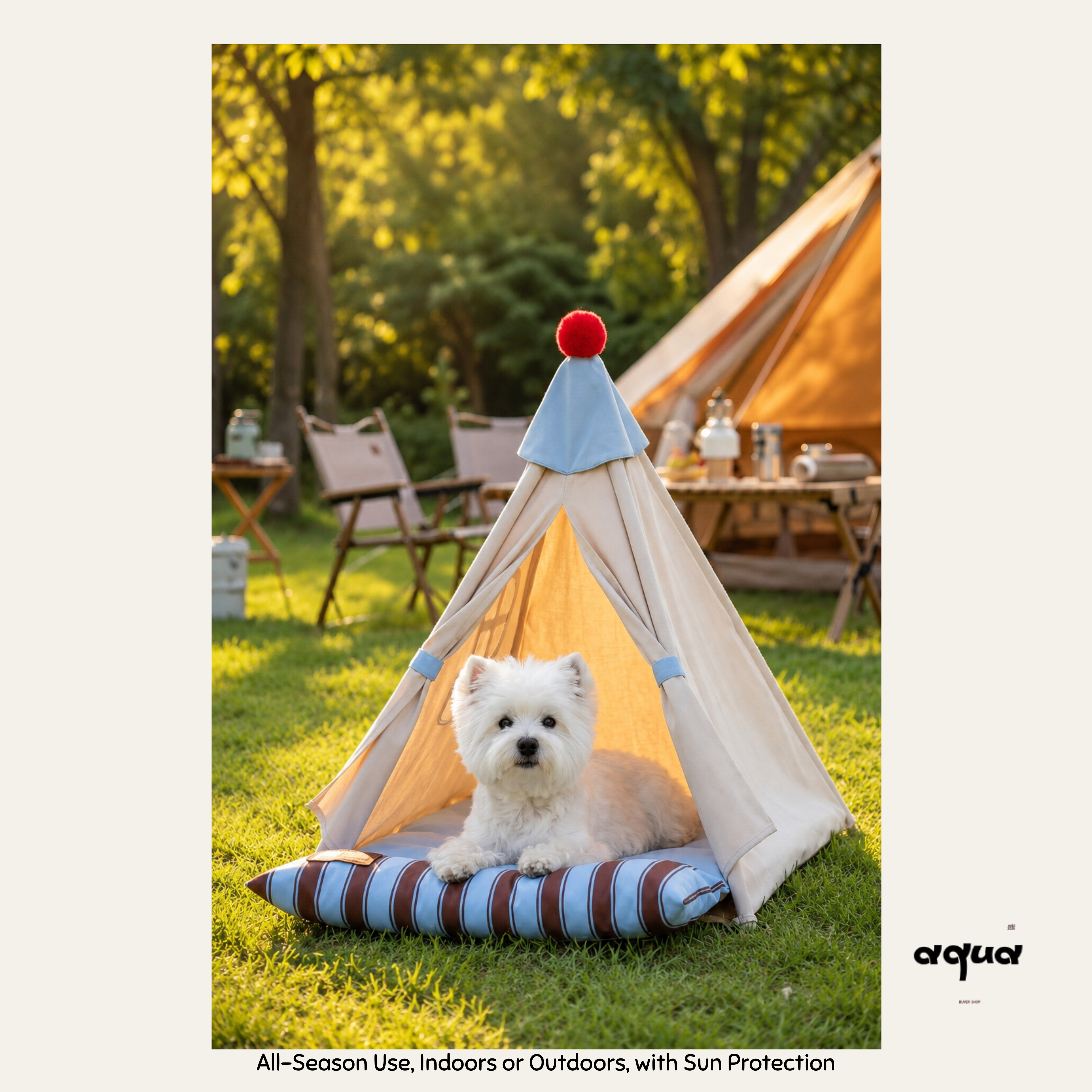 Cozy Detachable Pet Tent Bed